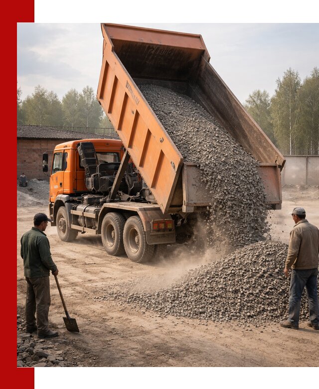 Доставка самосвалом 20 м3 в Сургуте быстро и надежно