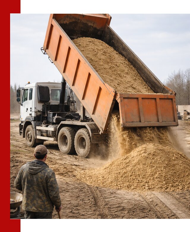 Аренда самосвала 20 тонн для перевозки грузов в Сургуте