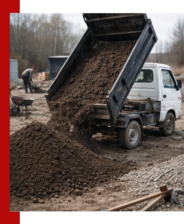 Аренда минисамосвала в Сургуте для доставки сыпучих материалов