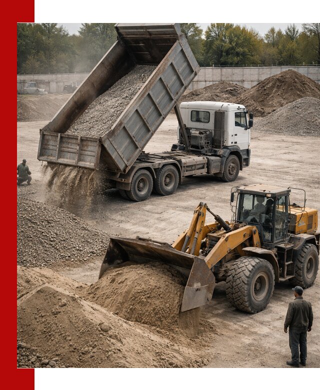 Перевозка сыпучих грузов самосвалами и бортовыми в Сургуте