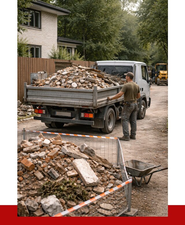 Вывоз строительного мусора с погрузкой в Сургуте от 7667 р | ПРОНЕРУДСрг