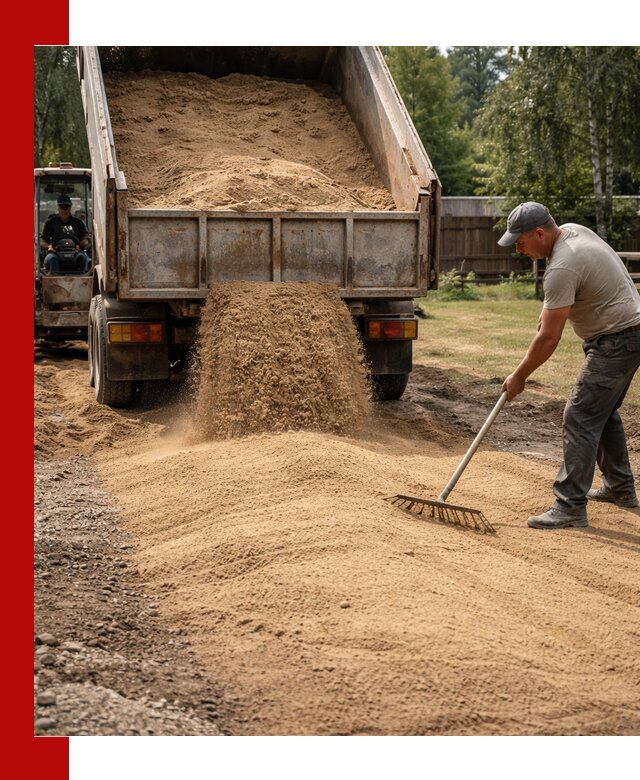 Отсыпка участка песком в Сургуте быстро и качественно