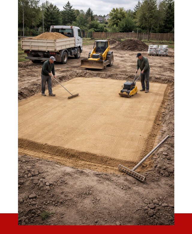 Устройство песчаной подушки в Сургуте от 4600 р. ПРОНЕРУДСрг